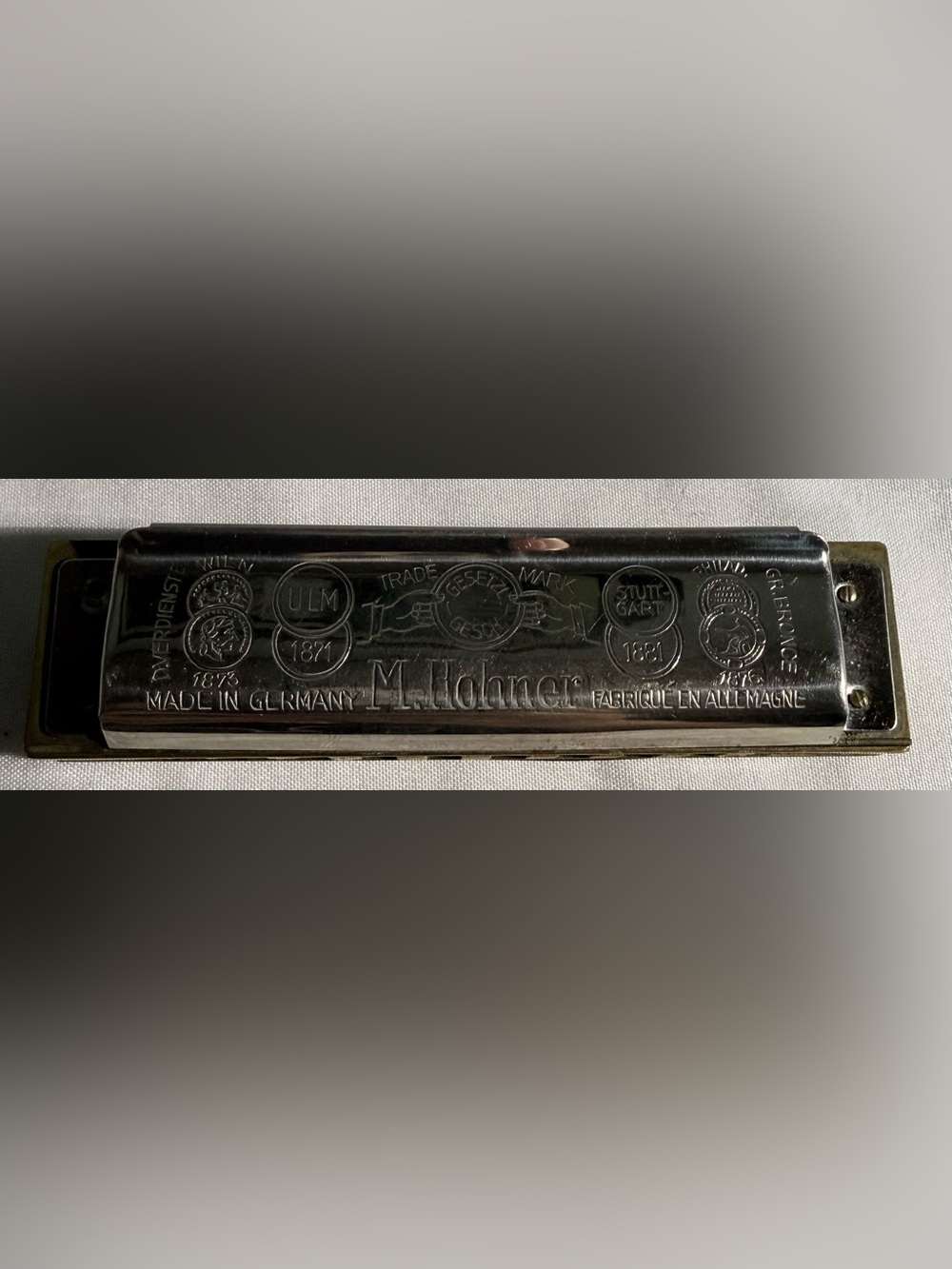 Vintage M Hohner Marine Band Harmonica Made in Germany Grand Prix 1893 1926 1937